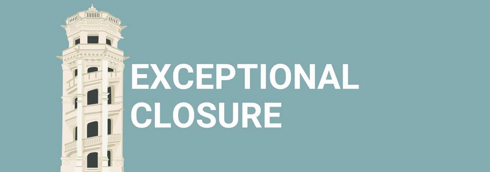 Exceptional closure on January 12, 2026